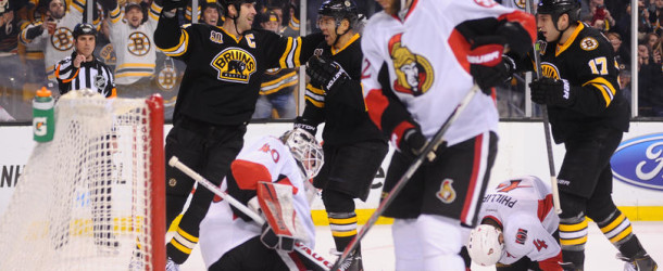 Bruins Embarrass Senators- Highlights