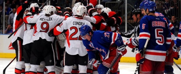 Game Day- Senators and Rangers at MSG