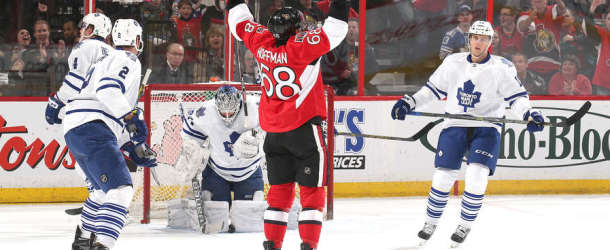 Turris, Karlsson Lead Senators Over Leafs
