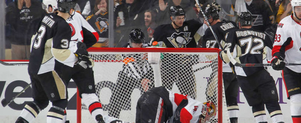 Senators Sloppy in Loss to Penguins