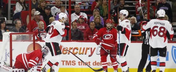 Game Day- Senators Visit Hurricanes in Carolina