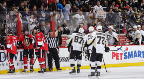 Senators Let Lead Slip Away vs. Penguins