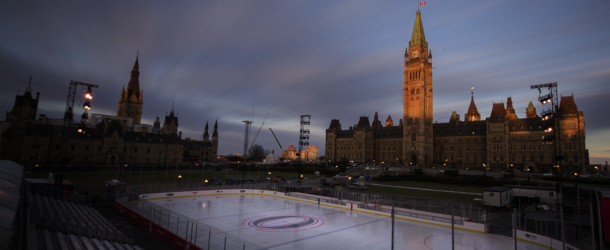 Game Day- Team Alfredsson vs. Team Phillips on Parliament Hill
