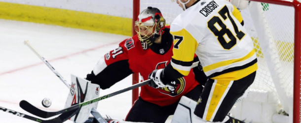 Short-Handed Senators Host Penguins