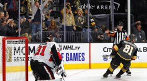 Senators Fall to Knights in Shootout