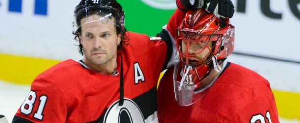 Senators Battle to Win Over Bruins