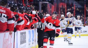 Pageau Scores Twice in Win Over Sabres