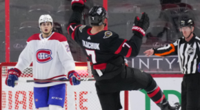 Tkachuk Leads Senators Over Canadiens