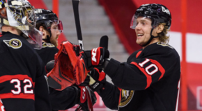 Gustavsson Leads Senators Over Flames