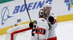 Gustavsson, Norris Lead Senators Over Stars