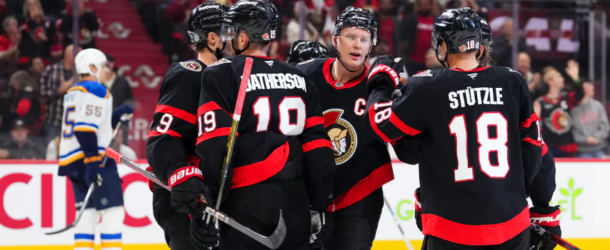 Senators Cruise to Easy Win Over Blues