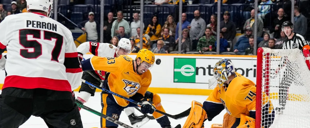 Senators Begin Road Trip with Win in Nashville