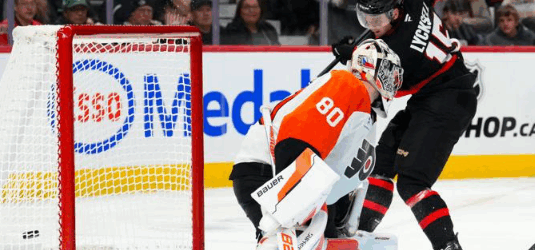 Senators Grind Out Win Over Flyers
