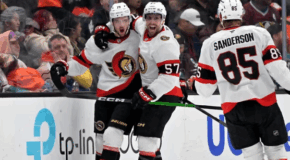 Batherson Scores Late as Senators Beat Ducks