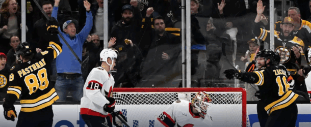 Senators Fall to Bruins in Overtime