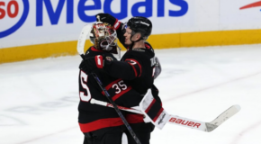 Ullmark, Tkachuk Lead Senators Over Devils