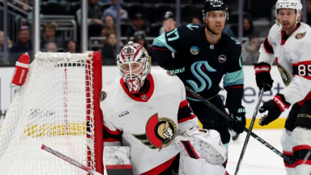 Game Day – Senators Travel to Seattle on Saturday Night